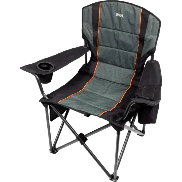 Cadeira Dobravel Nomade 180Kg Preto Kala - Imagem 2