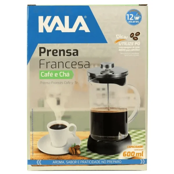 Cafeteira Modelo Prensa Francesa 600 ML Kala - Imagem 5