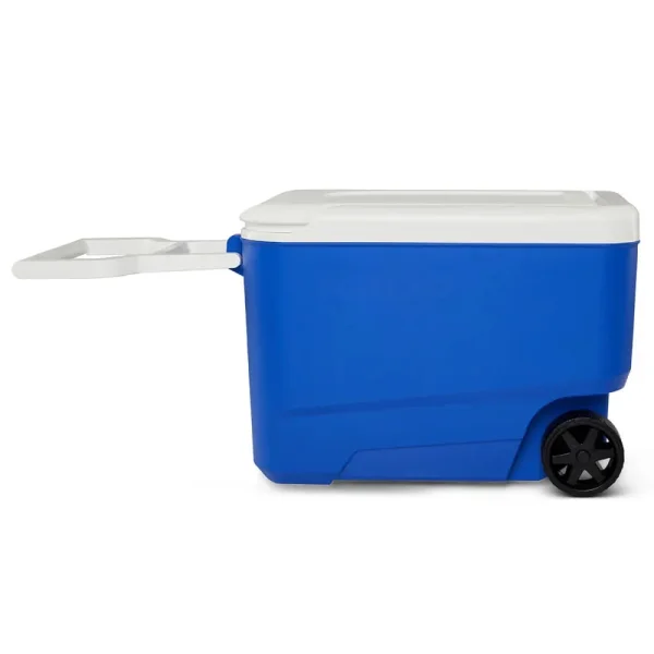 Caixa Térmica com Rodas 36L Igloo - Azul e Branco - Imagem 3