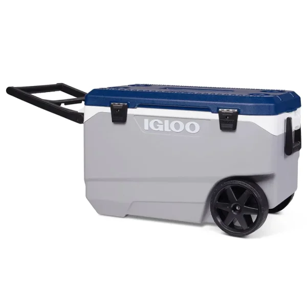 Caixa Térmica Latitude 85L Maxcold Igloo - Branco e Azul - Imagem 3