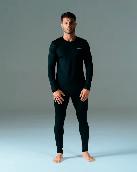 Calça Segunda Pele Masculina Lithium Thermo - Preto - Imagem 2
