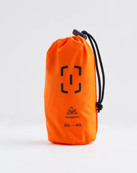 Capa de Chuva Impermeável Drypack para Mochila de 40L a 60L Laranja - Laranja - Imagem 4