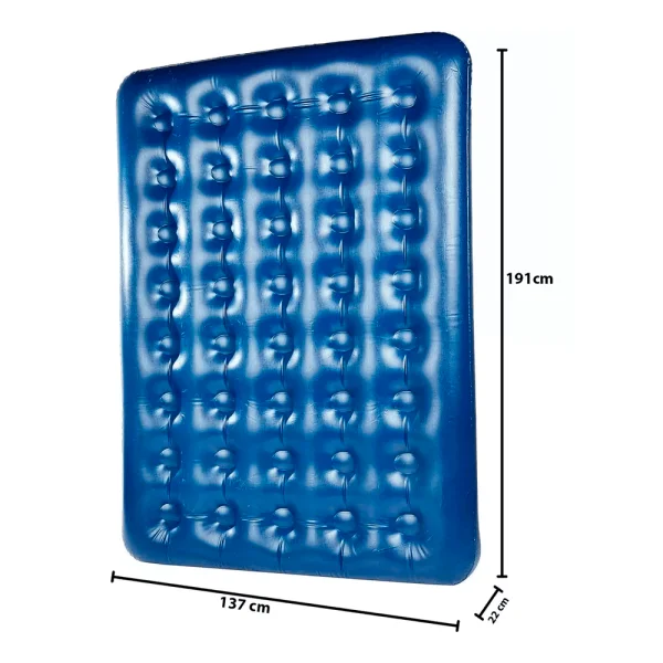 Colchão Casal 191X137X22 CM Kala - Azul - Imagem 3