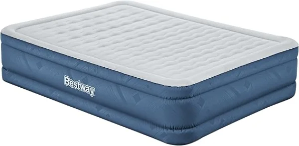 Colchão Inflável Queen Size Snugable Top com Bomba Embutida 110V Bestway - Azul - Imagem 2