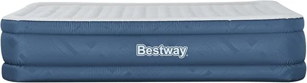 Colchão Inflável Queen Size Snugable Top com Bomba Embutida 110V Bestway - Azul - Imagem 3