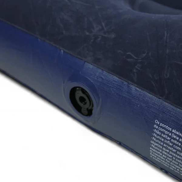 Colchão Inflável Star Casal Superfície Aveludada Pvc Ntk - Azul - Imagem 5