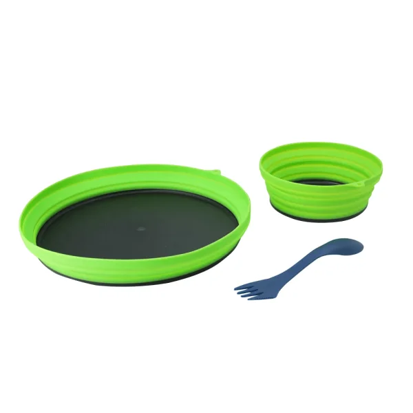 Conjunto de Cozinha Dobrável com 3 Peç Azteq - Verde, Azul e Vermelho - Imagem 2
