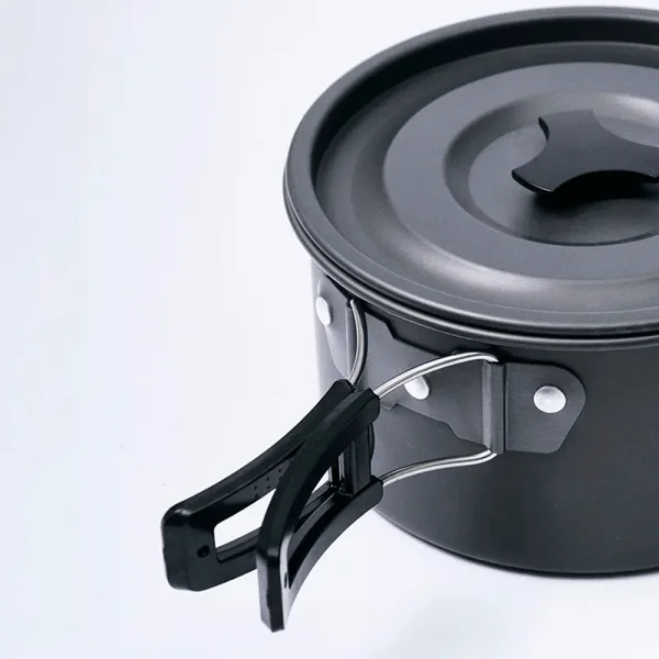 Conjunto de Panelas com 2 Peç e Chaleira Preto Hawapi - Preto - Imagem 2