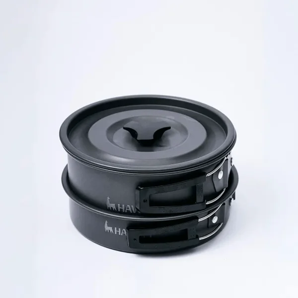Conjunto de Panelas com 2 Peç e Chaleira Preto Hawapi - Preto - Imagem 4