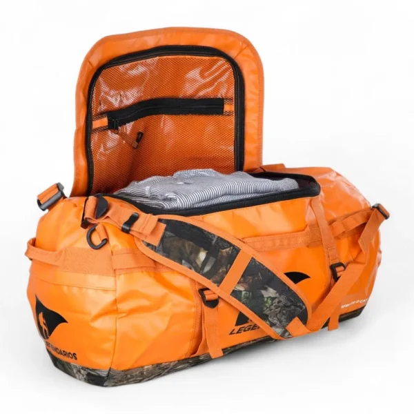Mochila Duffle Bag Ntk Legendarios 50L Resistente e Espaçosa - Laranja - Imagem 2