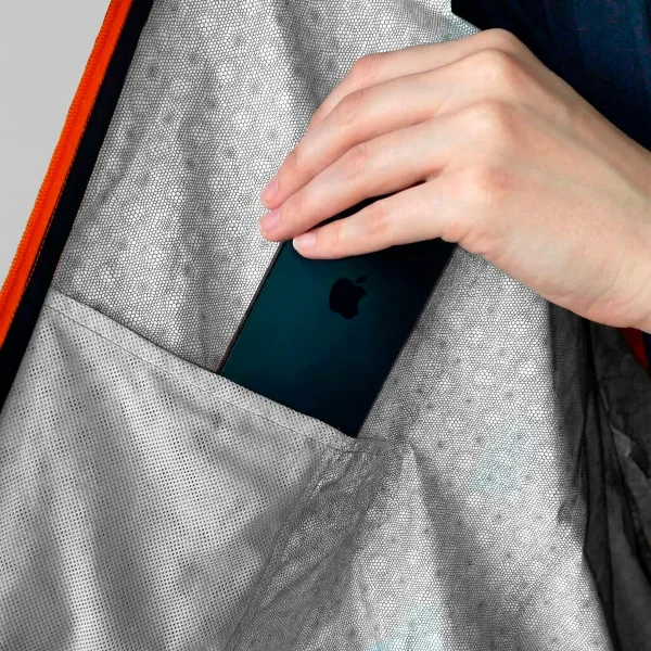 Jaqueta Anorak Element Impermeável Feminina Laranja Acampar - Imagem 11