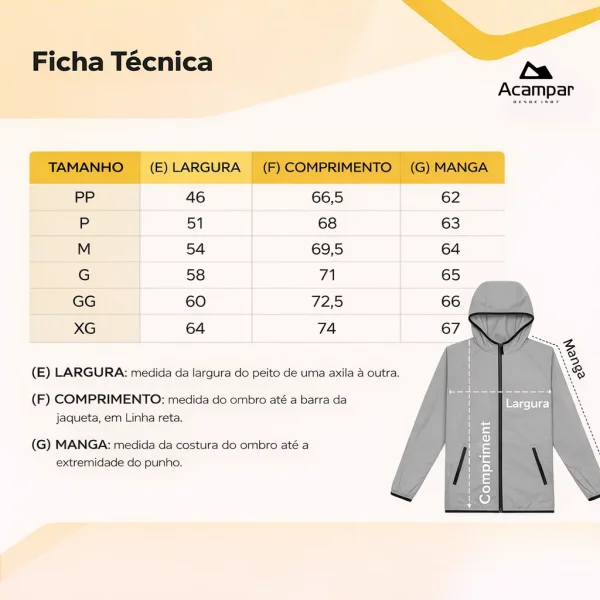 Jaqueta Anorak Element Impermeável Feminina Laranja Acampar - Imagem 15