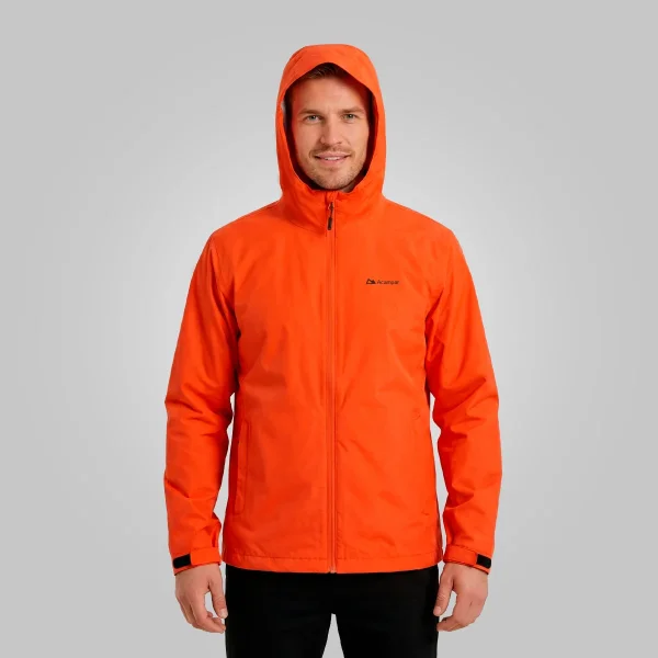 Jaqueta Anorak Element Impermeável Masculino Laranja Acampar - Imagem 4