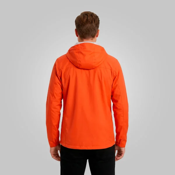 Jaqueta Anorak Element Impermeável Masculino Laranja Acampar - Imagem 5