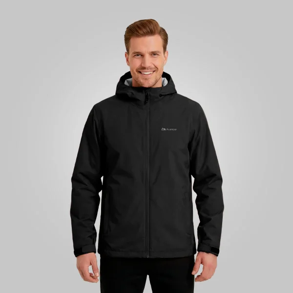 Jaqueta Anorak Element Impermeável Masculino Preto Acampar - Imagem 2