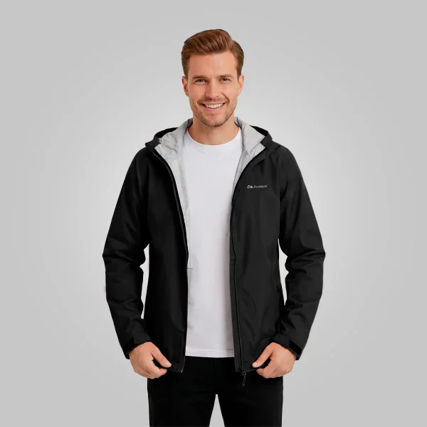 Jaqueta Anorak Element Impermeável Masculino Preto Acampar - Imagem 3