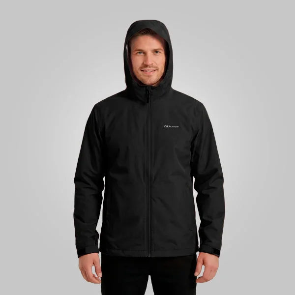 Jaqueta Anorak Element Impermeável Masculino Preto Acampar - Imagem 5