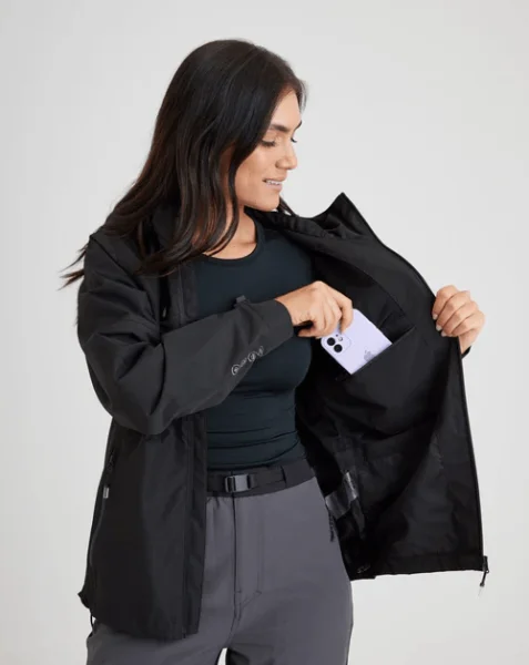 Jaqueta Impermeável Feminina Darwin 2.0 Galapagos - Preto - Imagem 12