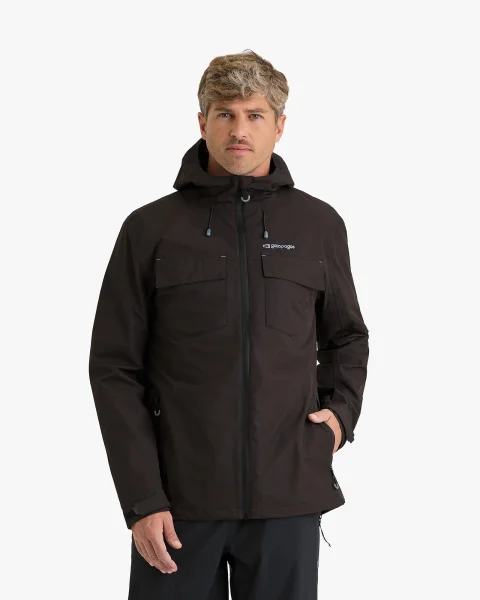 Jaqueta Impermeável Darwin Evolution Masculina - Preto - Imagem 5