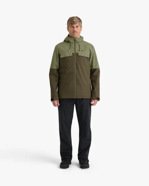 Jaqueta Impermeável Darwin Evolution Masculina - Verde - Imagem 15