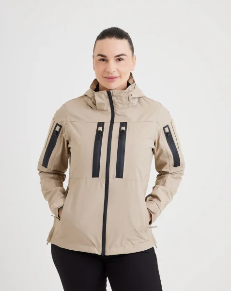 Jaqueta Tática Rain 2.0 Feminina Invictus - Caqui - Imagem 7
