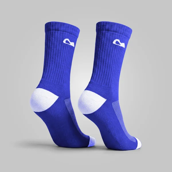 Meia Performance Azul Running Acampar - Imagem 2