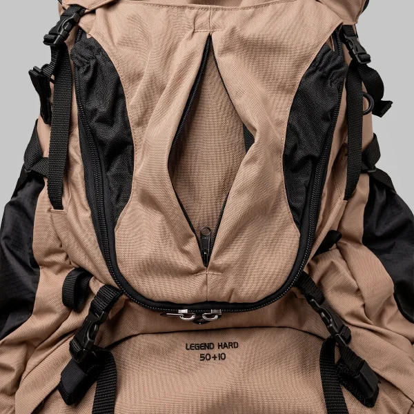 Mochila Acampar Legend Hard 60L Cargueira Trekking - Imagem 6