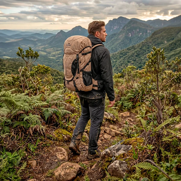 Mochila Acampar Legend Hard 60L Cargueira Trekking - Imagem 10