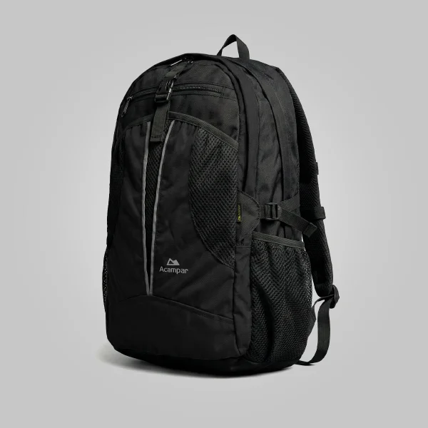 Mochila Air 30L Preta Outdoor com Capa de Chuva Acampar - Imagem 2