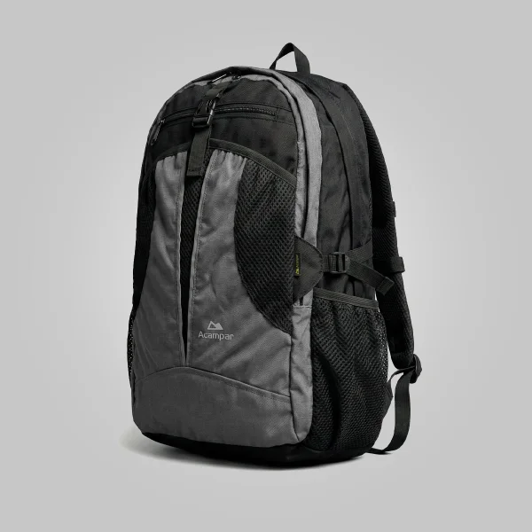 Mochila Air 30L Preto Chumbo Outdoor com Capa de Chuva Acampar - Imagem 2