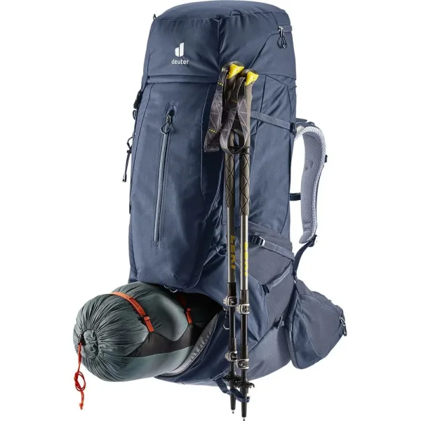 Mochila Cargueira Aircontact X 80+15L Deuter - Azul - Imagem 5