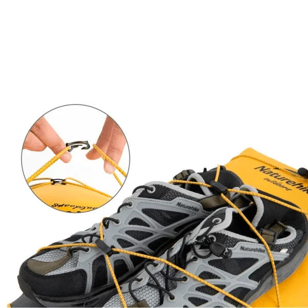 Mochila Estanque Naturehike Impermeável Ipx6 40L - Amarelo - Imagem 4