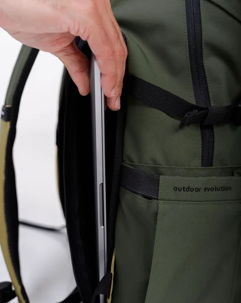 Mochila Pelican 2.0 30 Litros Galapagos - Ocre e Verde Militar - Imagem 6