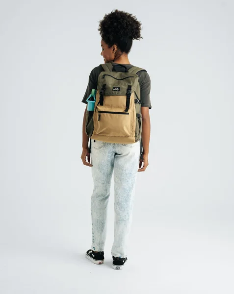 Mochila Pelican 2.0 30 Litros Galapagos - Ocre e Verde Militar - Imagem 9