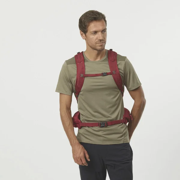 Mochila Trailblazer 30L Aura Salomon - Laranja e Vermelho - Imagem 3