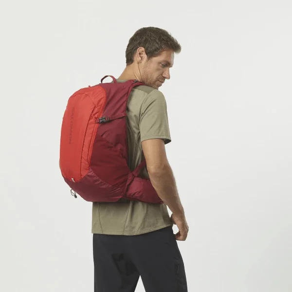 Mochila Trailblazer 30L Aura Salomon - Laranja e Vermelho - Imagem 4