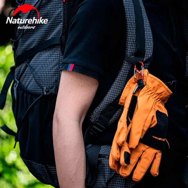 Mosquetão Chaveiro Duplo M Naturehike Alumínio - Vermelho - Imagem 4