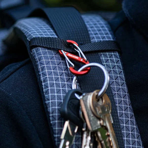 Mosquetão Chaveiro Duplo Naturehike Alloy Hook Alumínio - Vermelho - Imagem 2