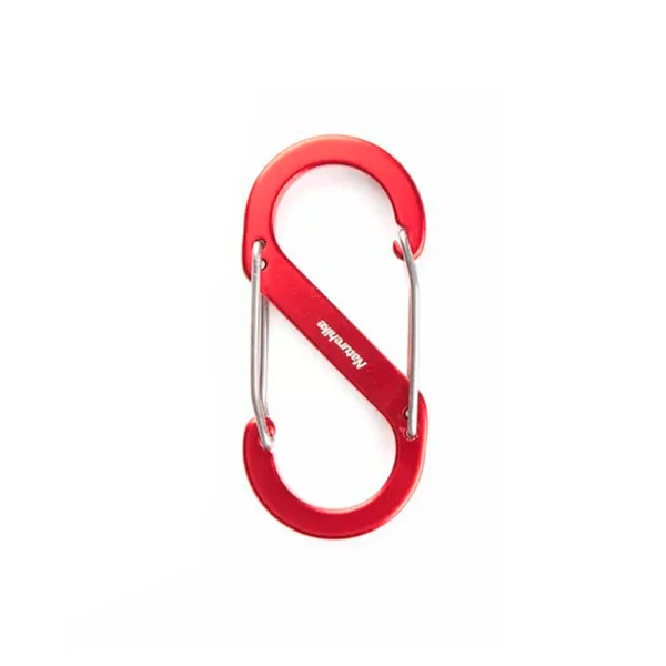 Mosquetão Chaveiro Duplo Naturehike Alloy Hook Alumínio - Vermelho - Imagem 1