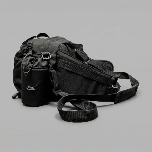 Pochete Hybrid Mountain Trekking Acampar Preta 6,5 Litros - Preto - Imagem 4