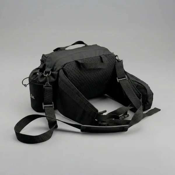 Pochete Hybrid Mountain Trekking Acampar Preta 6,5 Litros - Preto - Imagem 5