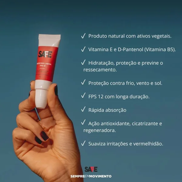 Protetor Labial Safe Runners 15G - com Fps 12 - Imagem 3