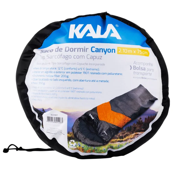 Saco de Dormir Canyon 5C a 12C Kala - Imagem 5