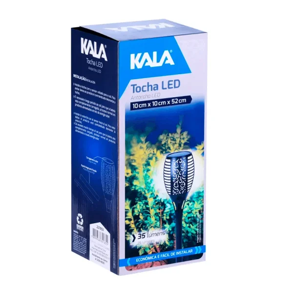 Tocha Led 10X10X52Cm 35 Lm Kala - Imagem 5